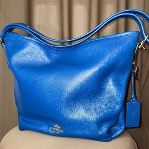 Royal Blue Coach Leather Hobo “Bianca”
Blue Mood Edit 💙